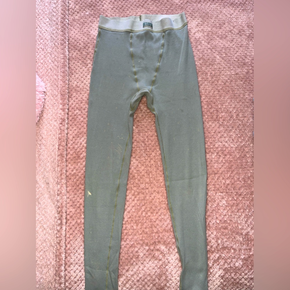 SKIMS COTTON RIB LEGGINGS KYANITE